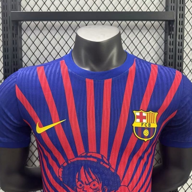 25-26 Barcelona x One Piece Luffy Special Edition Kit Player Version thumbnail 3