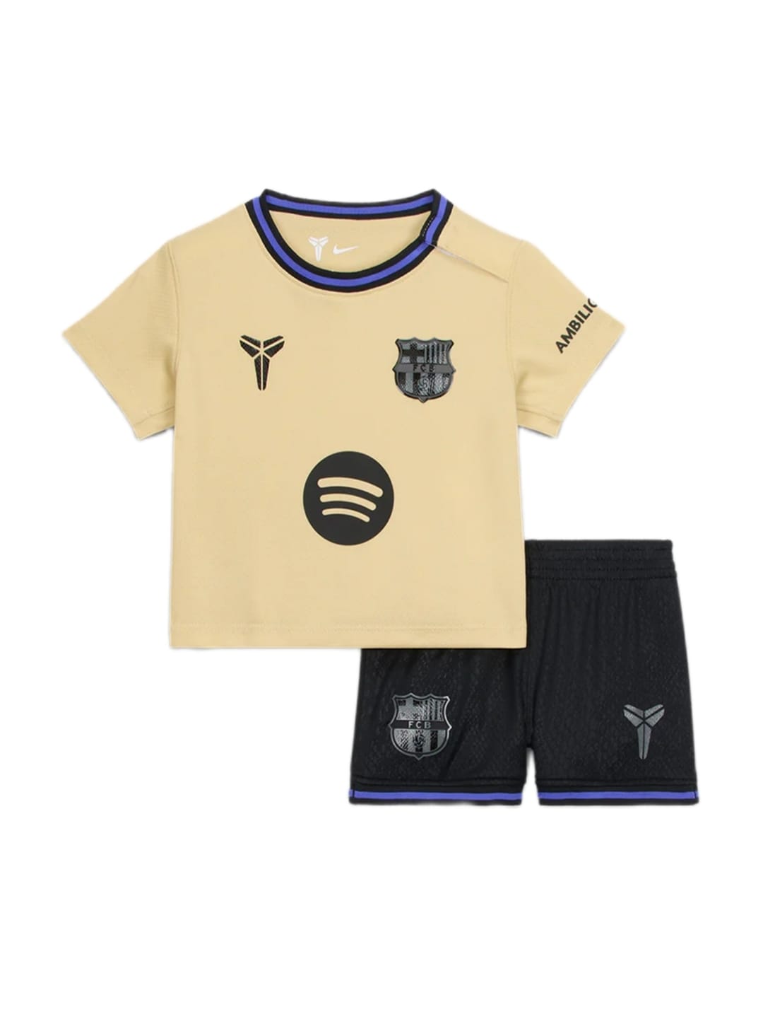 kids Barcelona x Kobe Bryant Away.football jersey kit 2025/26 thumbnail 1