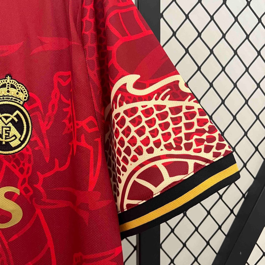 Real Madrid Chinese Dragon red 2024/25 thumbnail 4
