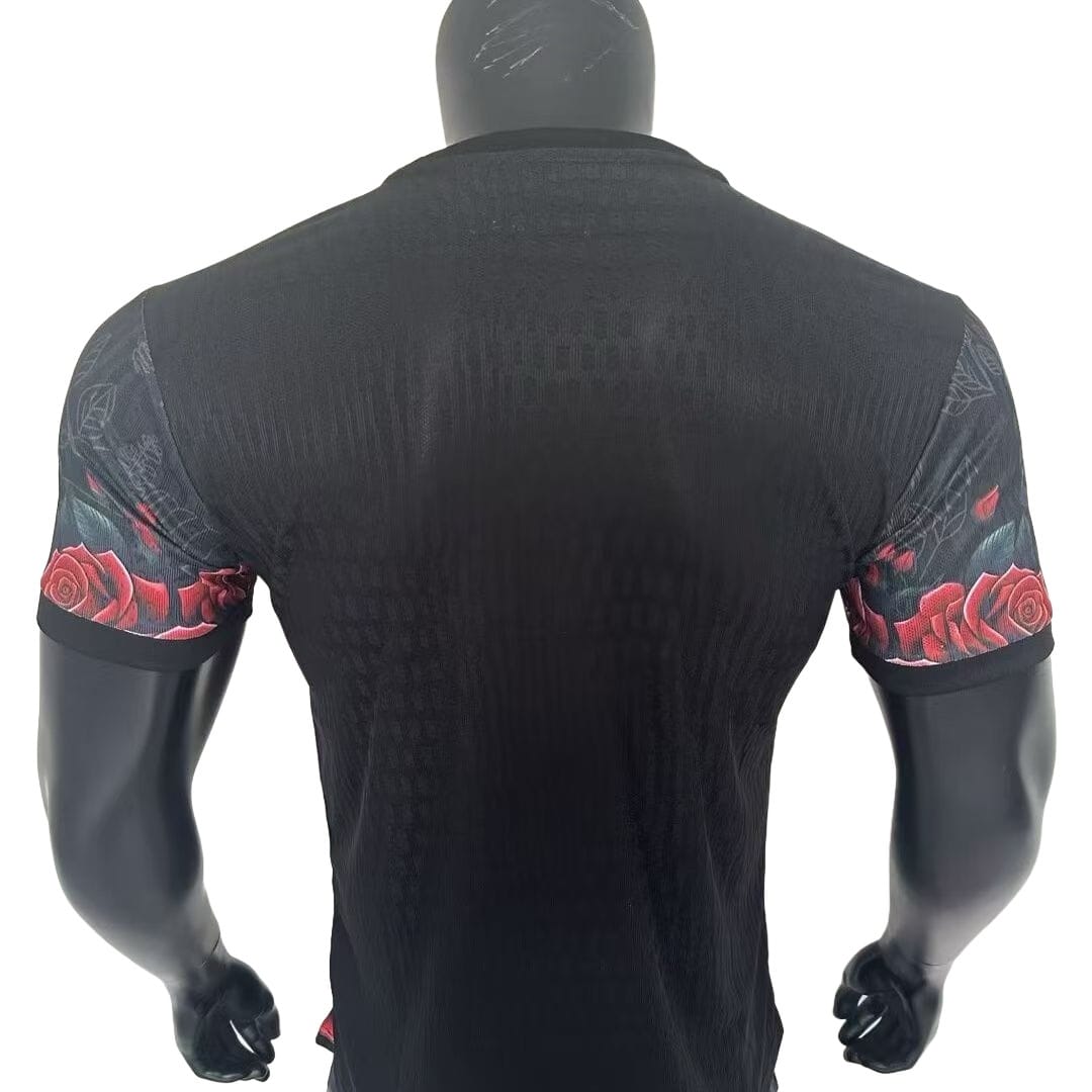 25-26 season Barcelona floral black special edition jersey thumbnail 2