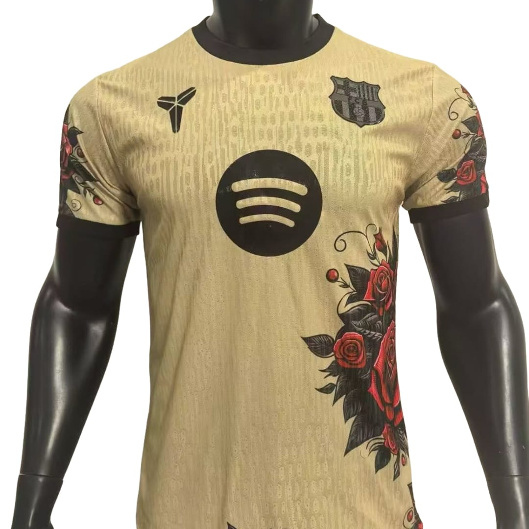 25-26 season Barcelona yellow special edition jersey thumbnail 3