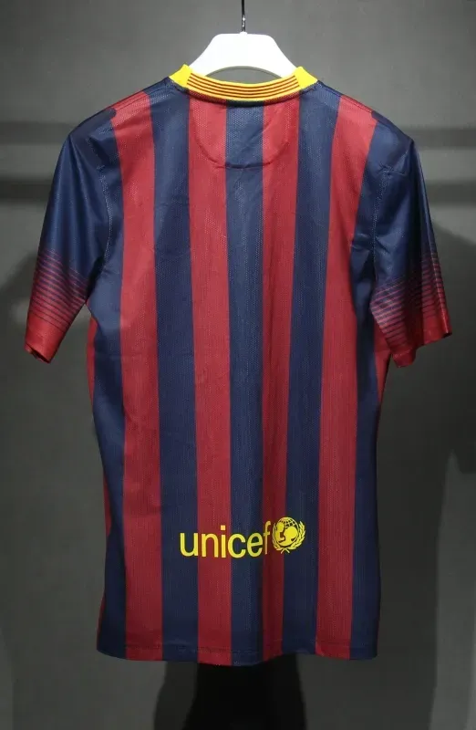 A.INIESTA #8 Barcelona Home Shirt Retro Jersey 13-14 thumbnail 4