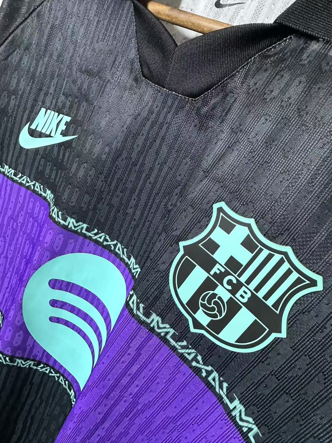 Barcelona Black Special Edition Shirt Football Jersey Player Version 25-26 thumbnail 3