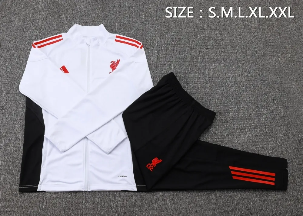 Liverpool Training Kit (jacket+Pants)White 2025-26 thumbnail 3