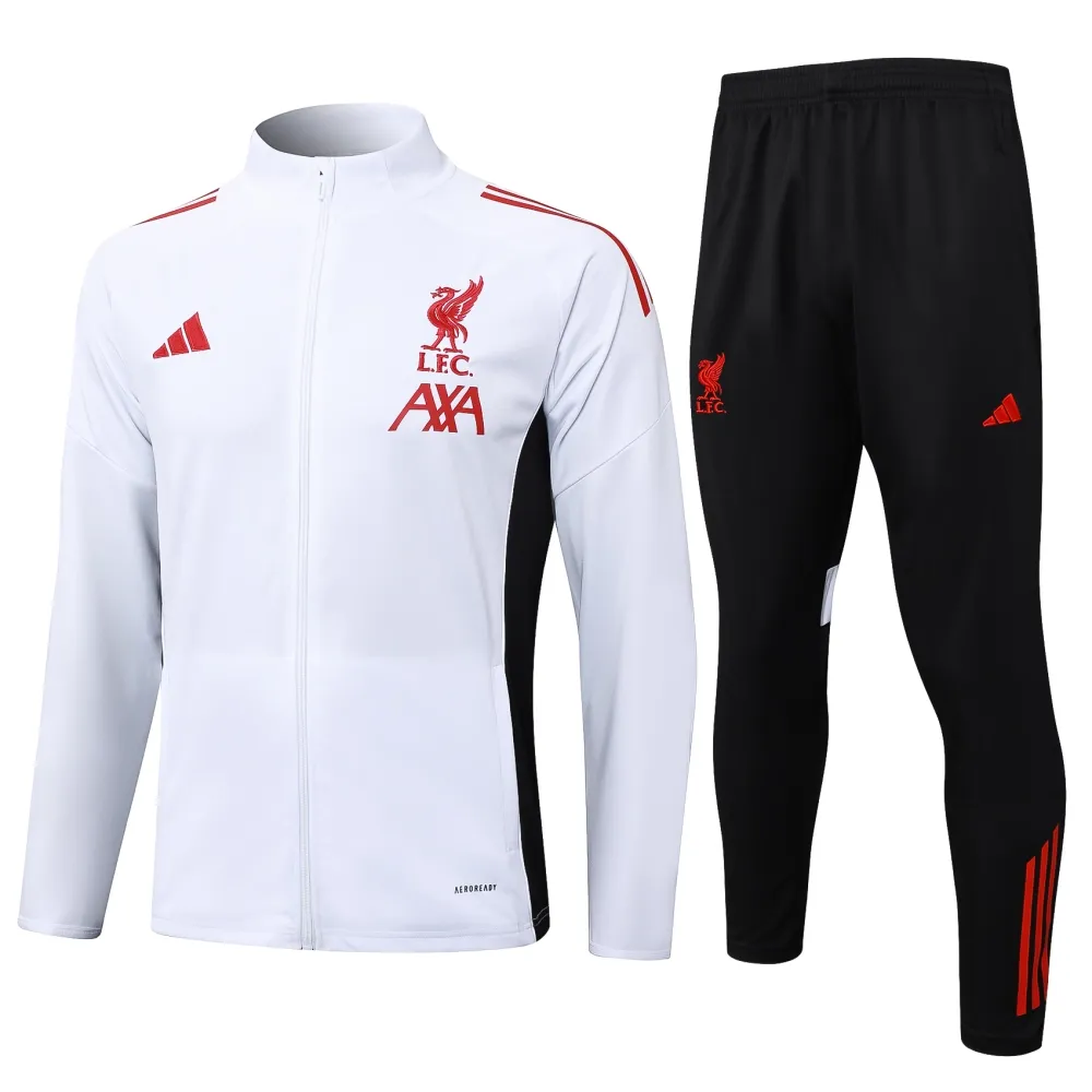 Liverpool Training Kit (jacket+Pants)White 2025-26 thumbnail 4