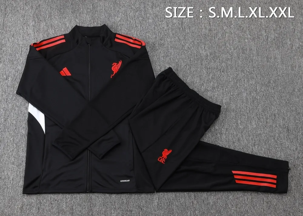 Liverpool Training Kit (jacket+Pants) Black 2025-26 thumbnail 3