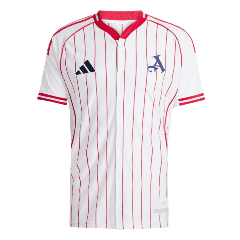 Arsenal Baseball style Pre Match Casual Training Soccer shirt 25-26 thumbnail 6