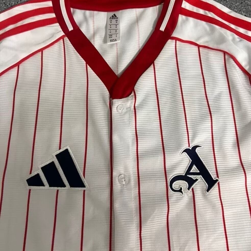 Arsenal Baseball style Pre Match Casual Training Soccer shirt 25-26 thumbnail 2
