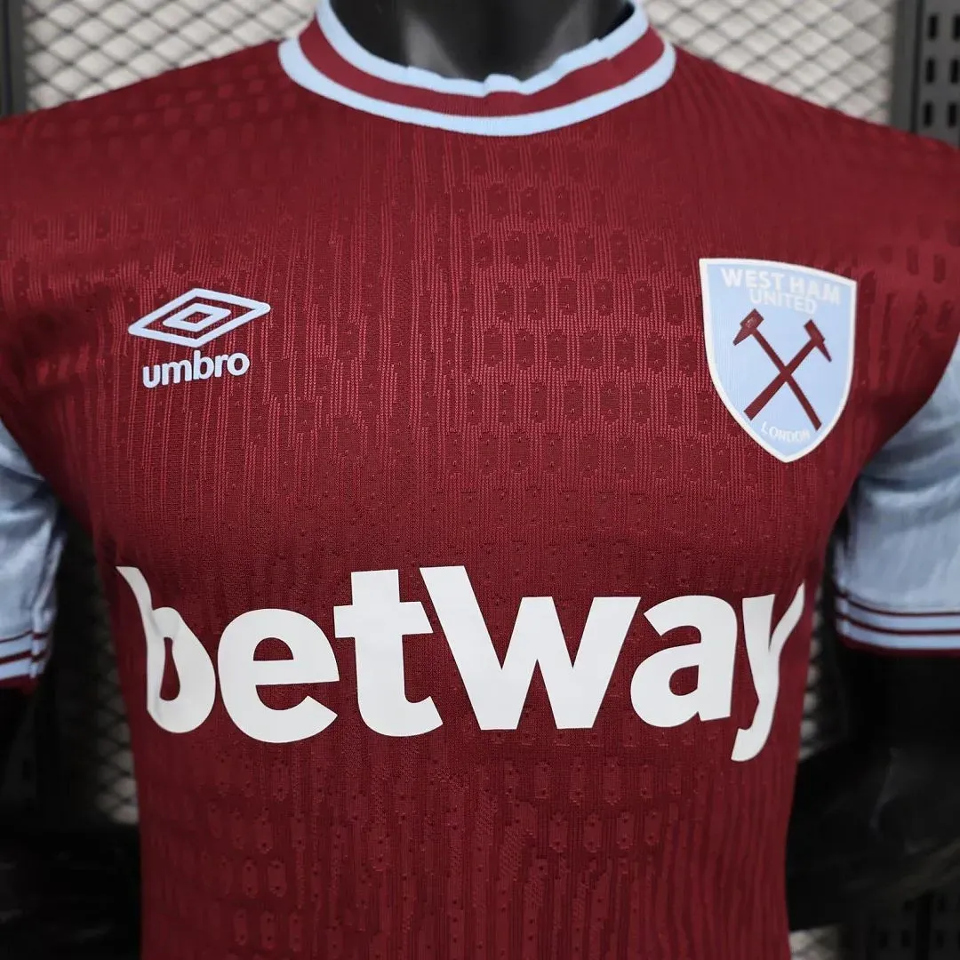 West Ham United Home Füllkrug 11 Shirt 2024-2025 Player version Size：S-2XL（Non-Customize）