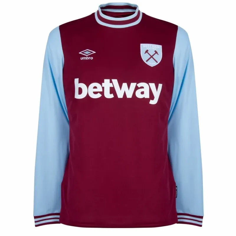 West Ham United Home Long sleeves Shirt 2024-2025
