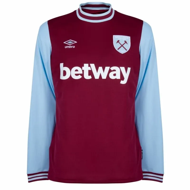 West Ham United Home Long sleeves Shirt 2024-2025