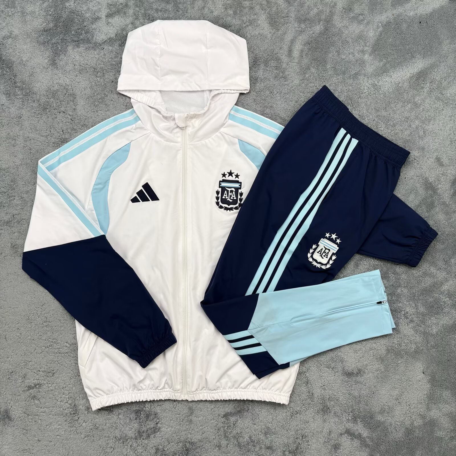 Argentina 2026 Pre-Match Hooded Windbreaker Tracksuit thumbnail 1